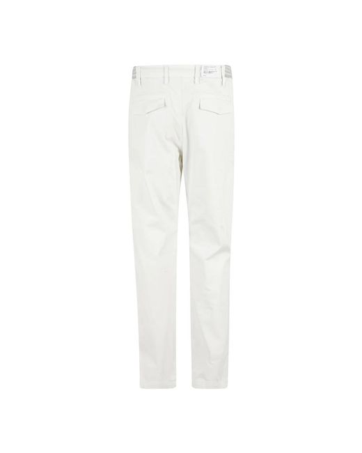 Trousers > slim-fit trousers Eleventy pour homme en coloris White