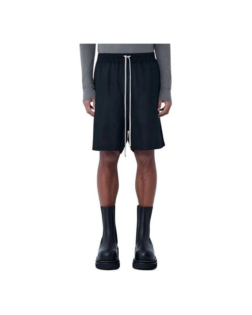 Rick Owens Blue Casual Shorts for men