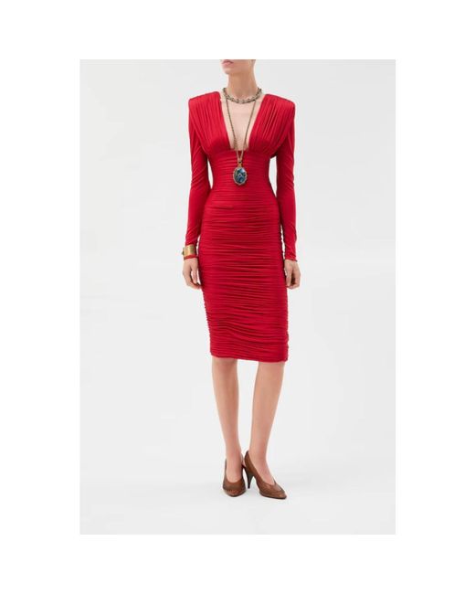 Versace Red Party Dresses