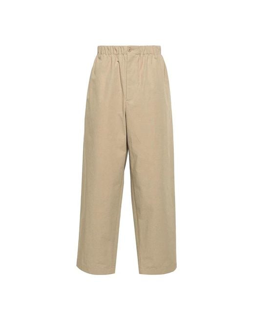 Gucci Wide Trousers in het Natural voor heren