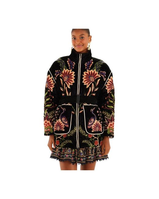 Winter Jackets Farm Rio en coloris Black