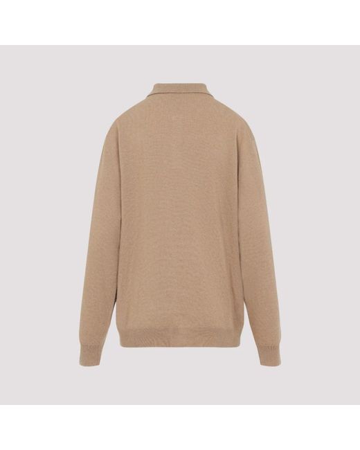 Miu Miu Brown Brauner Cashmere Argyle Pullover