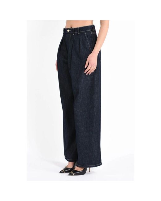 Wide Jeans Max Mara de color Blue