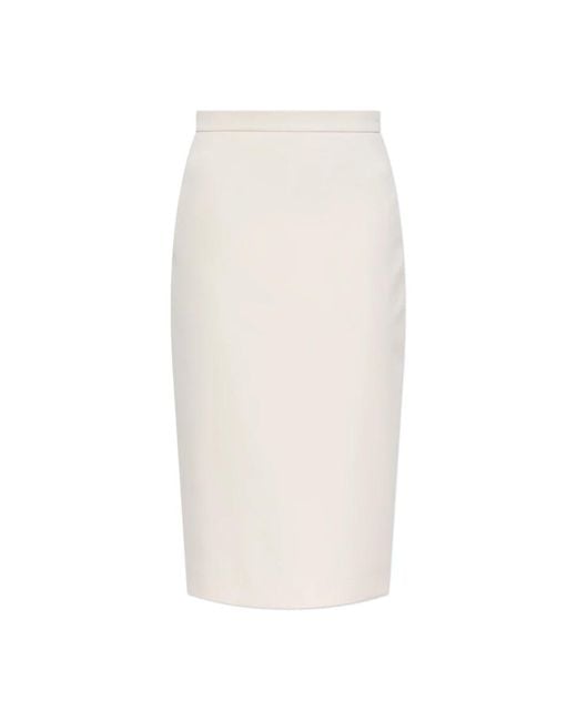 Max Mara Potloodrok Flash in het White