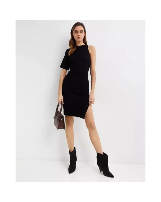 Courreges Black Short Dresses