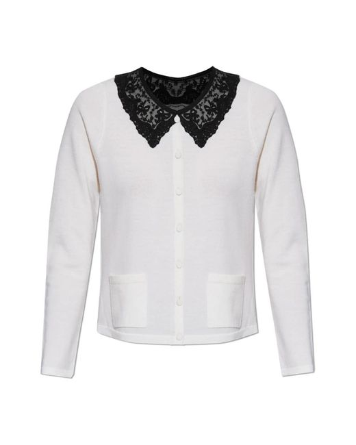 LoveShackFancy White Cardigan