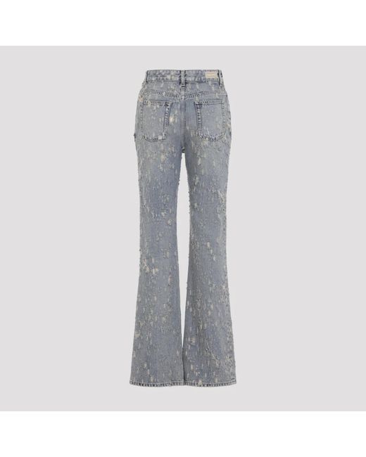 McQueen Gray Flare Jeans