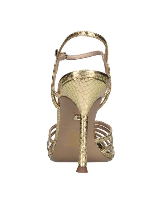 Lola Cruz Natural High Heel Sandals
