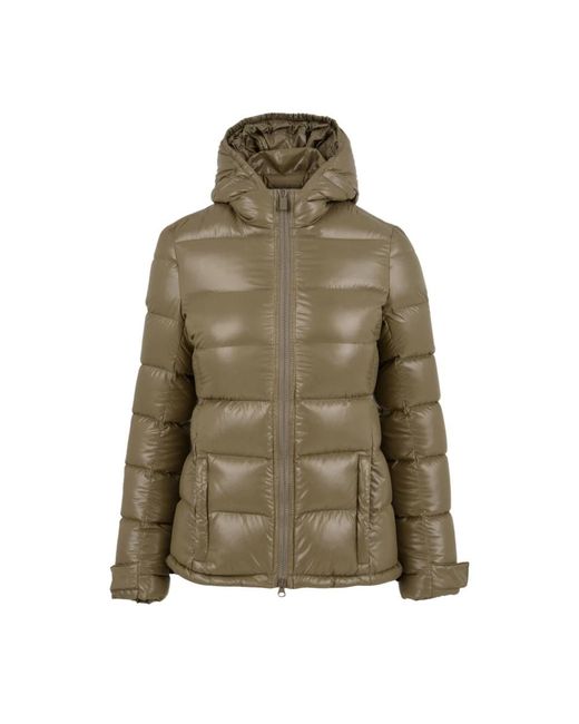 Aspesi Jassen ,Leer Winterjas in het Green