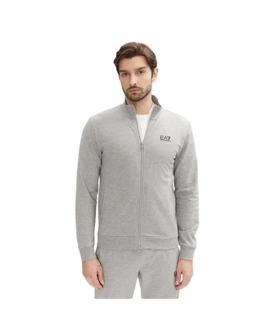 EA7 Line Eagle Gilet in het Gray voor heren