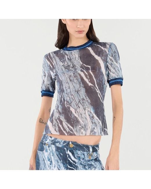Roberto Cavalli Blue T-Shirts