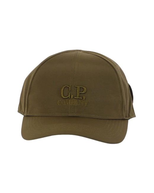 C P Company Green Caps for men