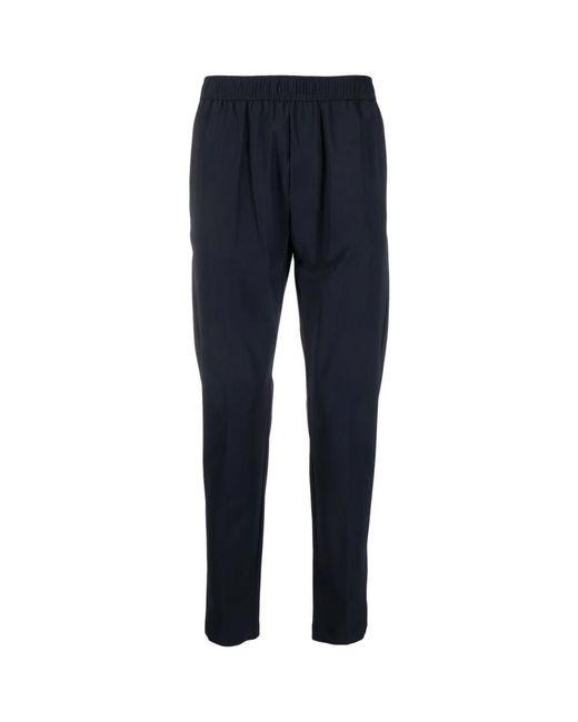 Pmds Blue Slim-Fit Trousers for men