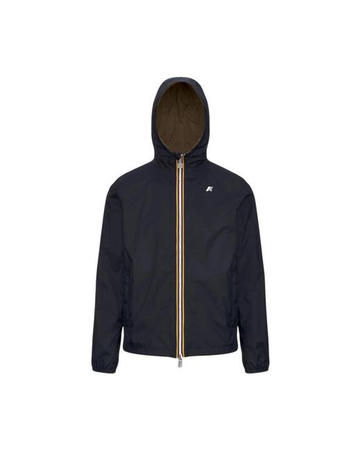 K-Way Blue Rain Jackets for men