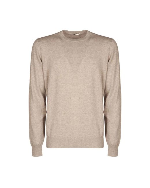 FILIPPO DE LAURENTIIS Round-Neck Knitwear in het Brown voor heren