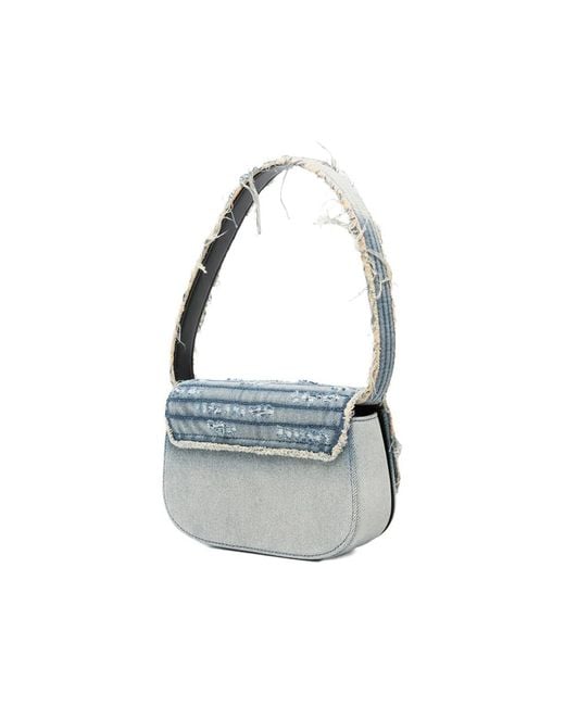 DIESEL Blue Shoulder Bags