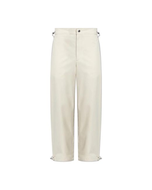 Moncler Natural Wide Trousers for men