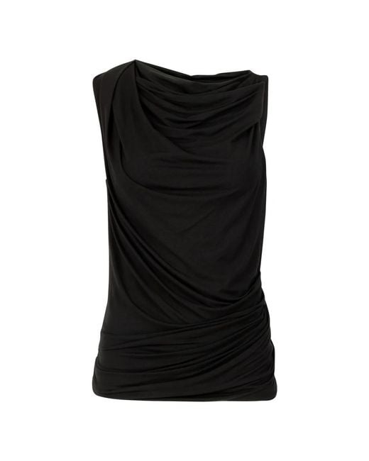 Entire studios Black Sleeveless Tops