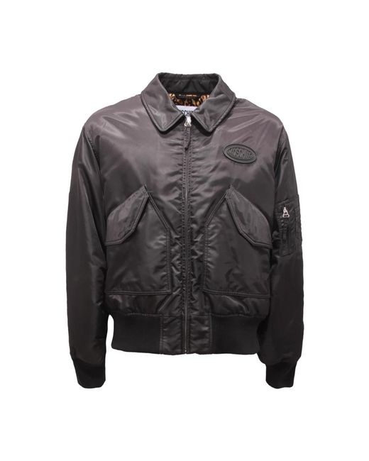 Moschino Jassen ,Zwart ,Couture Jas in het Gray voor heren