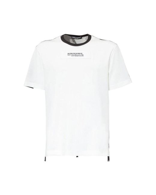 T-Shirts di Dolce & Gabbana in White da Uomo
