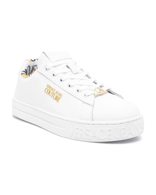 Versace Jeans Couture White Sneakers
