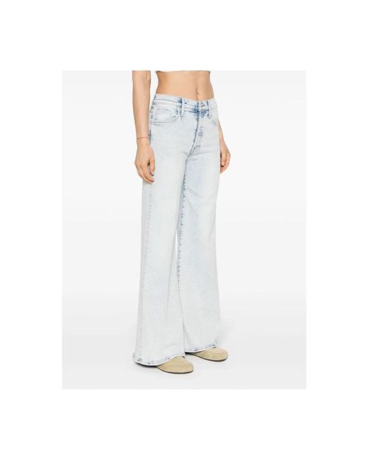 Jeans > wide jeans Mother en coloris White