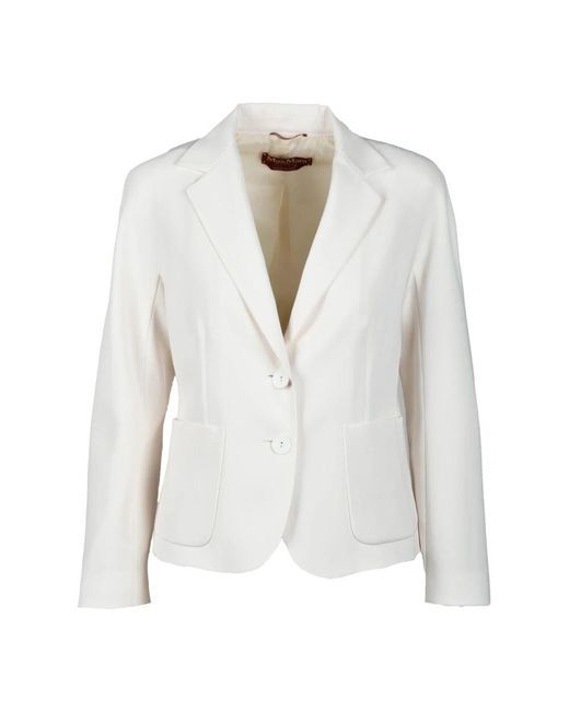 Max Mara White Blazers