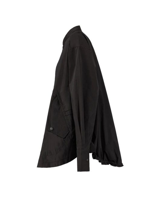AFTER LABEL Black Stilvolle Schwarze Oberbekleidung Jacke