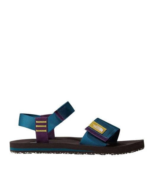 The North Face Blue Flat Sandals for men