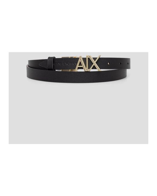 ARMANI EXCHANGE Black Belts