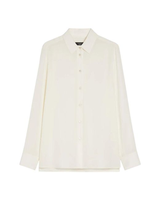 Weekend by Maxmara White Weiße Almina Hemden Für Das Wochenende