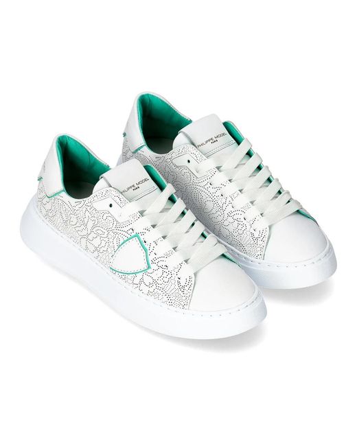 Philippe Model White Sneakers