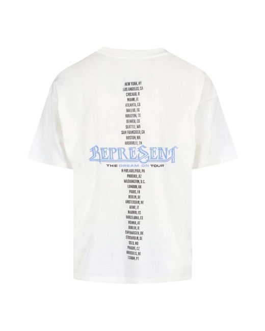 Represent Tops ,Wit ,T-Shirts in het White voor heren