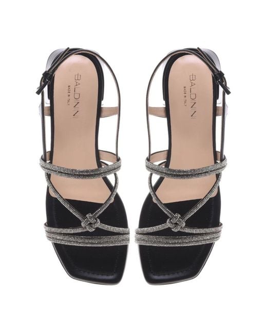 High Heel Sandals Baldinini de color Metallic