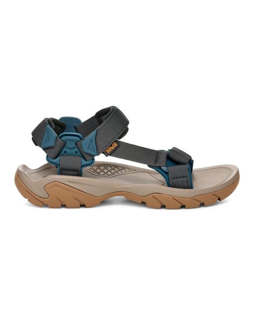 Flat Sandals Teva de hombre de color Blue