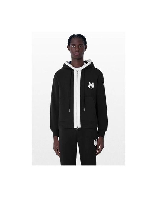 Zip-Throughs Moncler de hombre de color Black