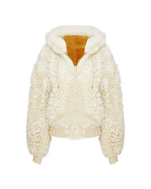 Bigardini Natural Faux Fur & Shearling Jackets