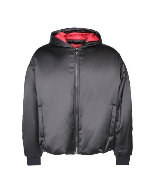 Ferrari Jassen ,Zwart ,Polyester Zwarte Jas Voor Mannen Aw 23 in het Gray voor heren