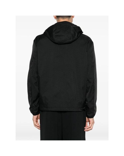 Emporio Armani Black Light Jackets for men
