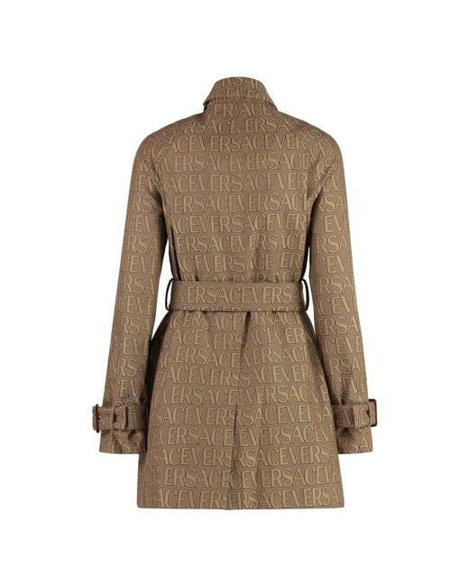 Versace Brown Trench Coats