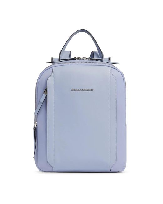Piquadro Blue Backpacks