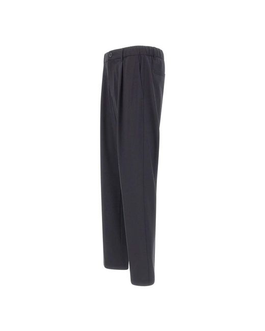 Herno Soft Wool Pants in Blue für Herren