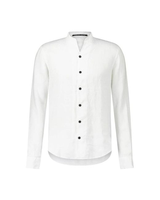 Hannes Roether White Casual Shirts for men