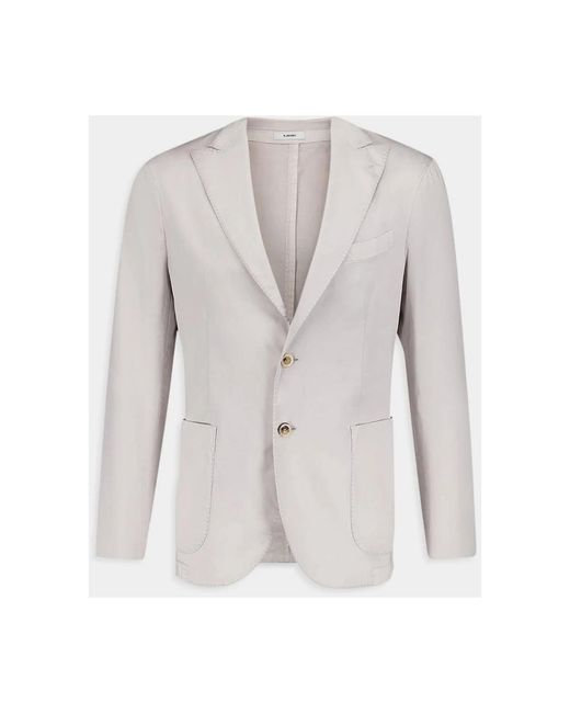 Boglioli White Single Breasted Suits for men