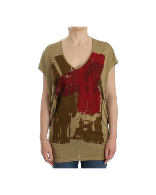 CoSTUME NATIONAL Red T-Shirts