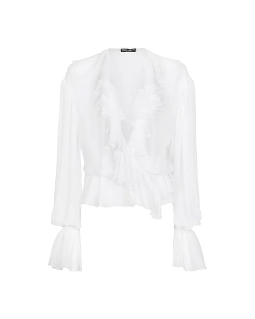 Dolce & Gabbana White Blouses