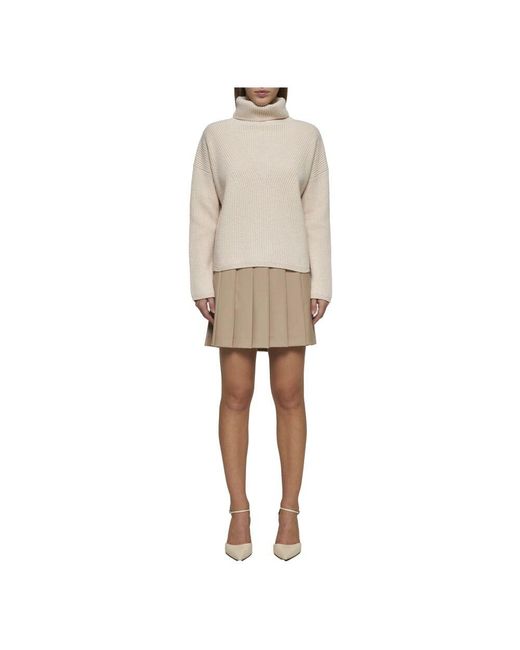 Max Mara Natural Turtlenecks