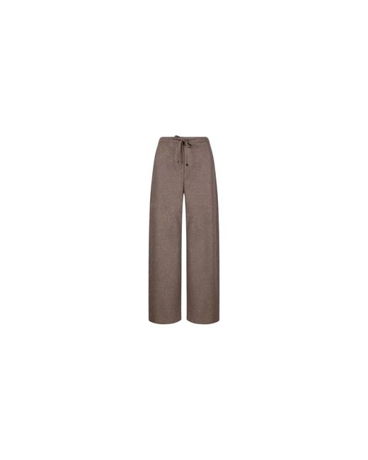 Max Mara Wijde Broek in het Brown