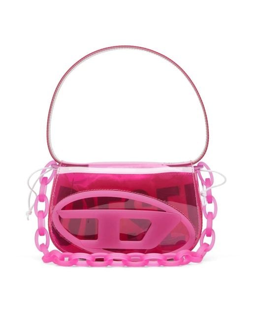 DIESEL Pink Shoulder Bags