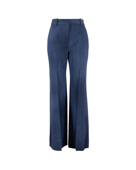 Ermanno Scervino Blue Weite Viskose Hose